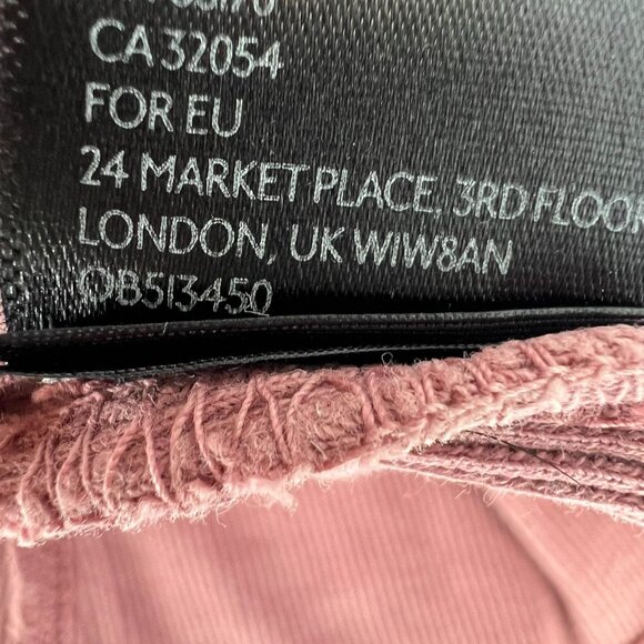 BDG Urban Outfitters S/P Ribbed Mini Dress | Racerback A-Line Knit Pink Mauve - Picture 5 of 11